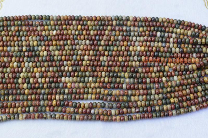 Picasso Jasper - Rondelle- beads supplier