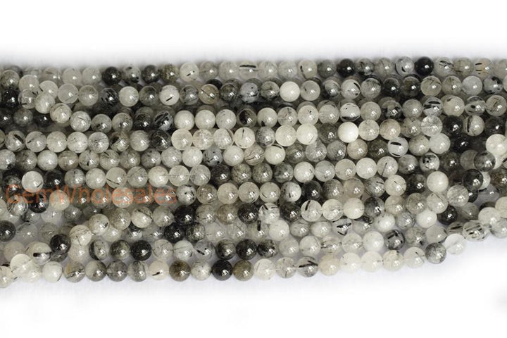 Rutilated Quartz - Round faceted- beads supplier