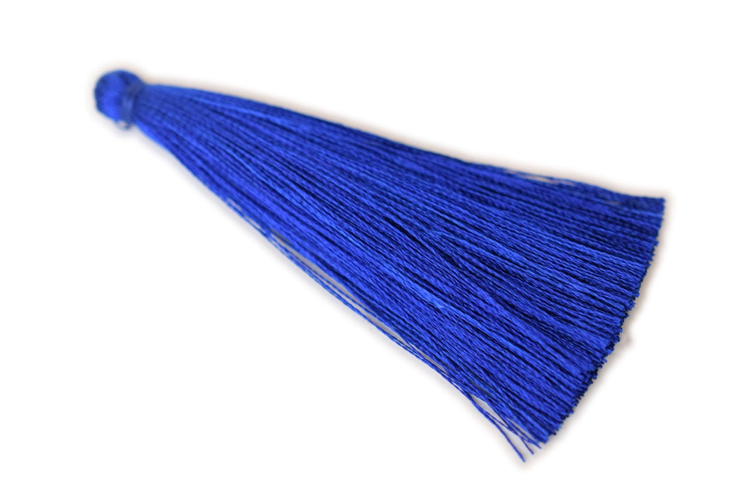 10PCS 6.5cm High Quality blue Handmade silk Thread Tassels