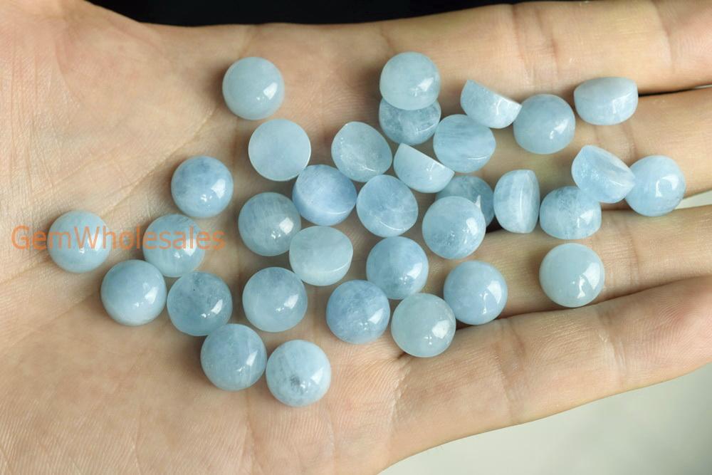Aquamarine - Round- beads supplier