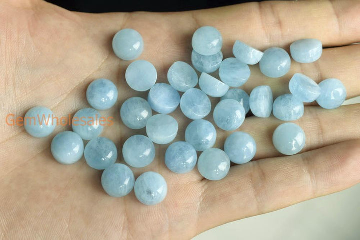 Aquamarine - Round- beads supplier