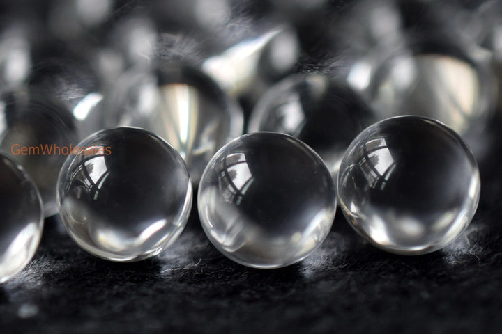 Clear quartz - Round- beads supplier