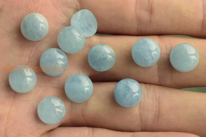 Aquamarine - Round- beads supplier