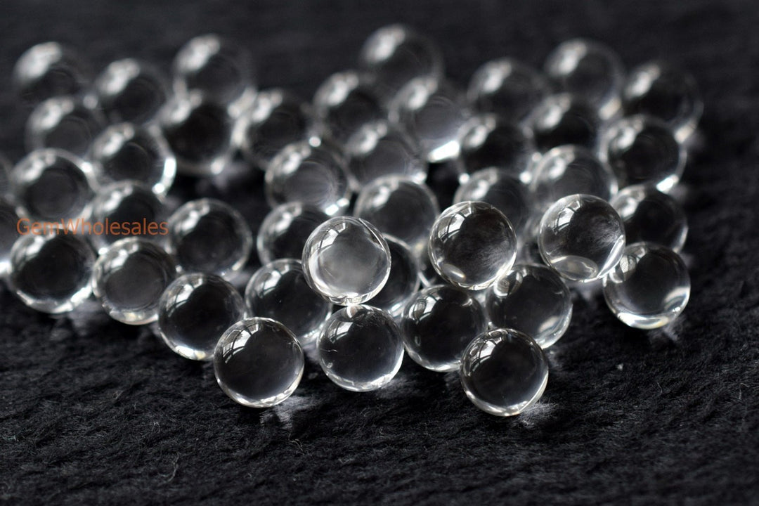 Clear quartz - Round- beads supplier