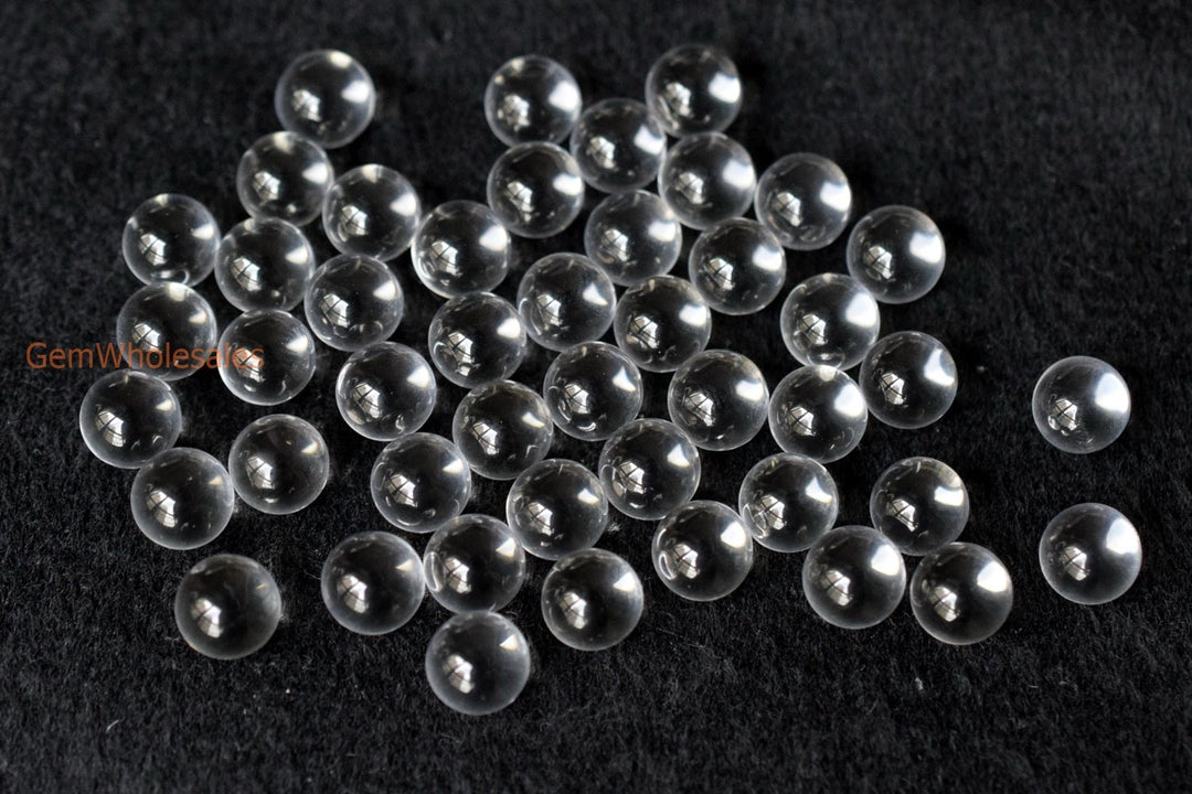 Clear quartz - Round- beads supplier