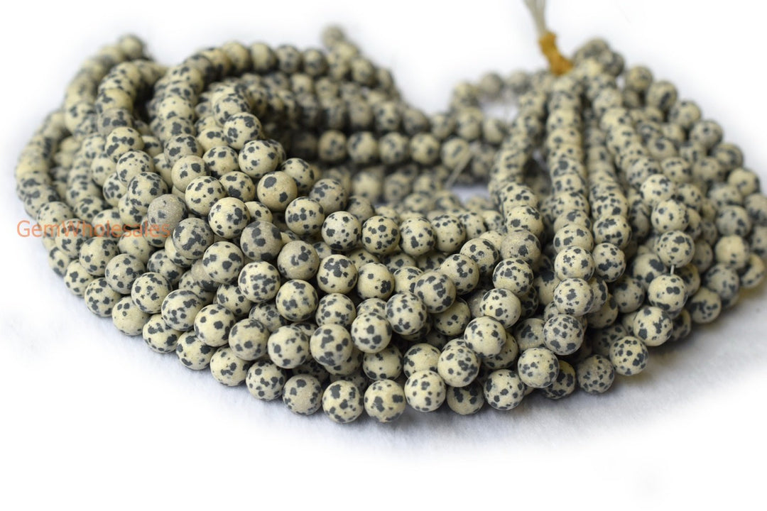 Dalmation jasper - Round- beads supplier