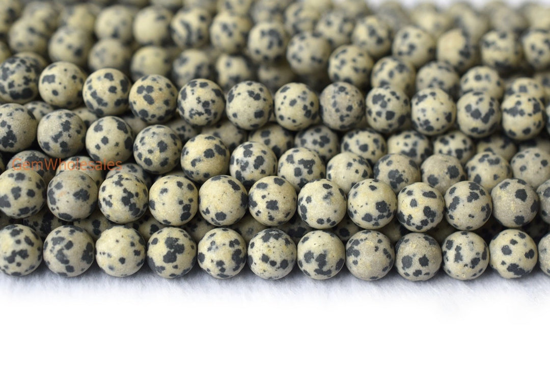 Dalmation jasper - Round- beads supplier
