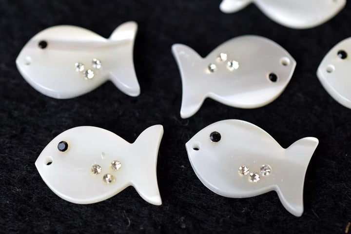 White MOP - Animal- beads supplier