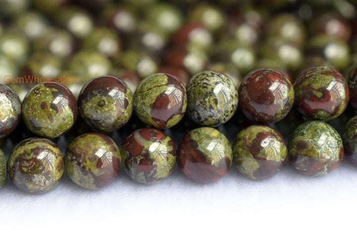 Australia dragon blood jade - Round- beads supplier