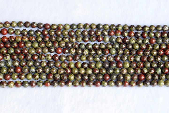 Australia dragon blood jade - Round- beads supplier
