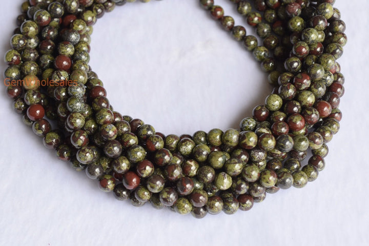 Australia dragon blood jade - Round- beads supplier