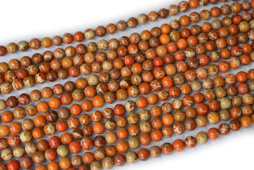 Sediment,impression jasper,emperor jasper,Aqua terra jasper - Round- beads supplier