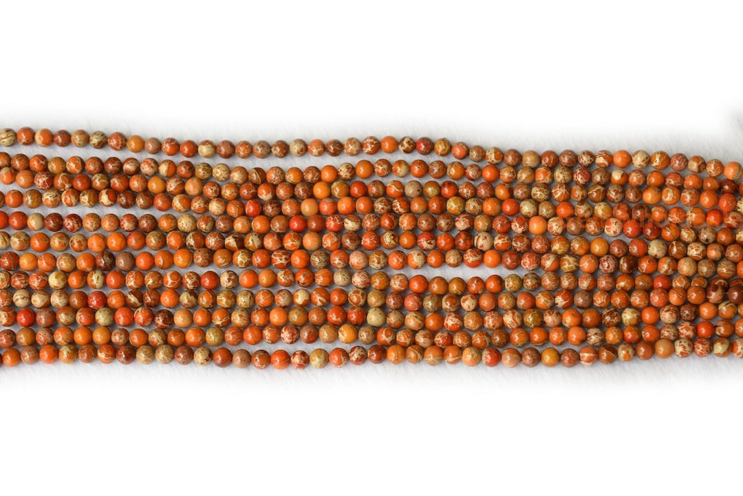 Sediment,impression jasper,emperor jasper,Aqua terra jasper - Round- beads supplier