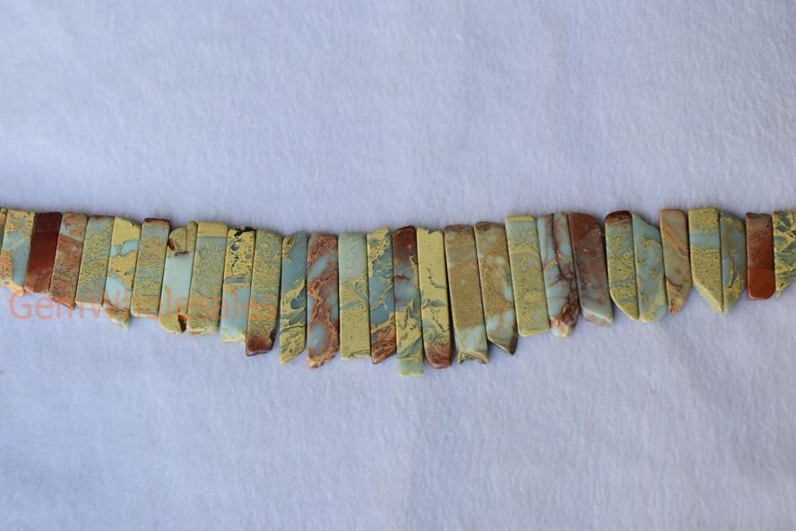Sediment,impression jasper,emperor jasper,Aqua terra jasper - Nugget- beads supplier