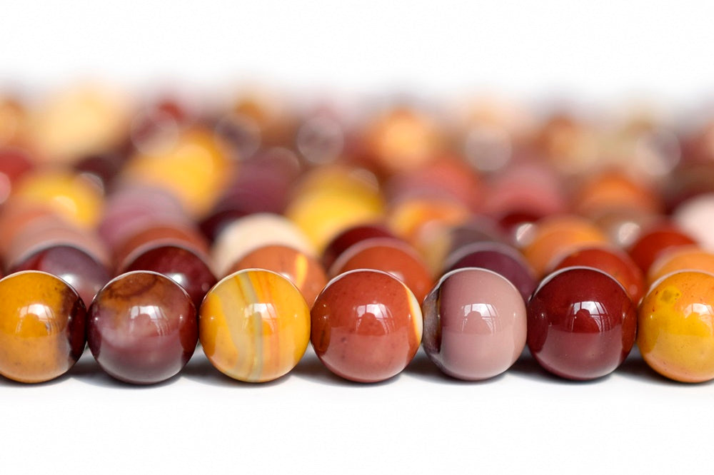 15.5" 10mm/12mm Natural moukaite/mookaite round beads,semi-precious stone