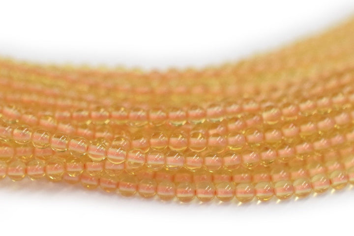 15.5" Citrine 2mm round beads,semi-precious stone,gemstone