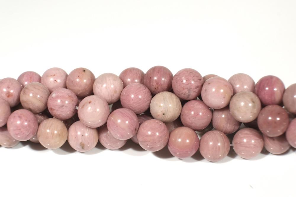15.5" 8mm/10mm Rhodonite round beads, red semi-precious stone,rhodonite jasper
