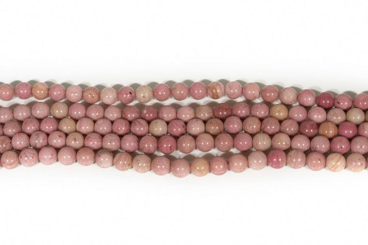 15.5" 8mm/10mm Rhodonite round beads, red semi-precious stone,rhodonite jasper
