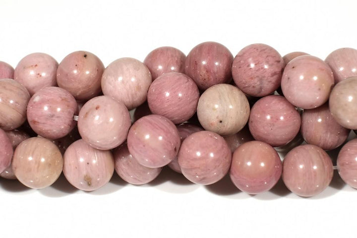 15.5" 8mm/10mm Rhodonite round beads, red semi-precious stone,rhodonite jasper