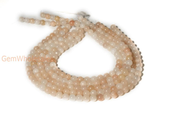 15.5" 4mm/6mm Natural light pink aventurine round beads,light pink gemstone