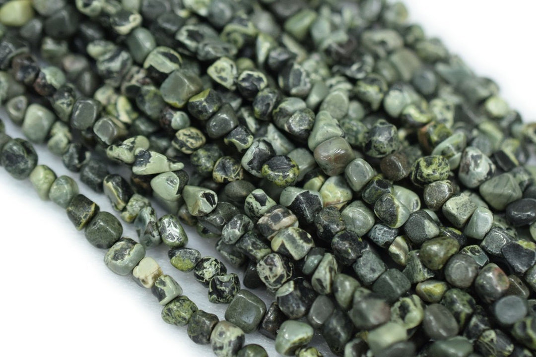 15.5" 3~5mm Natural Kambaba stone pebbles beads,potato beads, small nugget beads