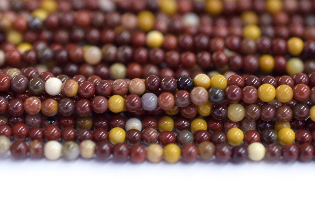 15.5" 2mm Natural moukaite round beads,mookaite jasper round beads