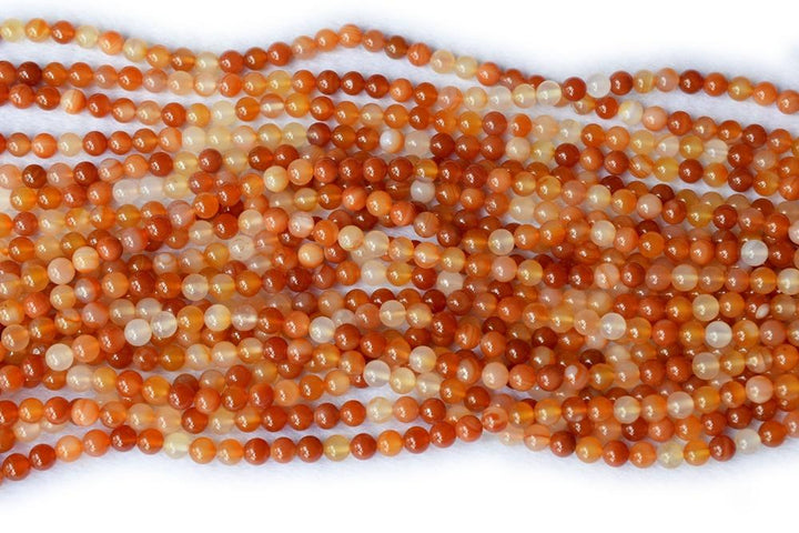 15" Carnelian round beads 4mm/6mm/8mm/10mm,Red agate gemstone, semi-precious stone