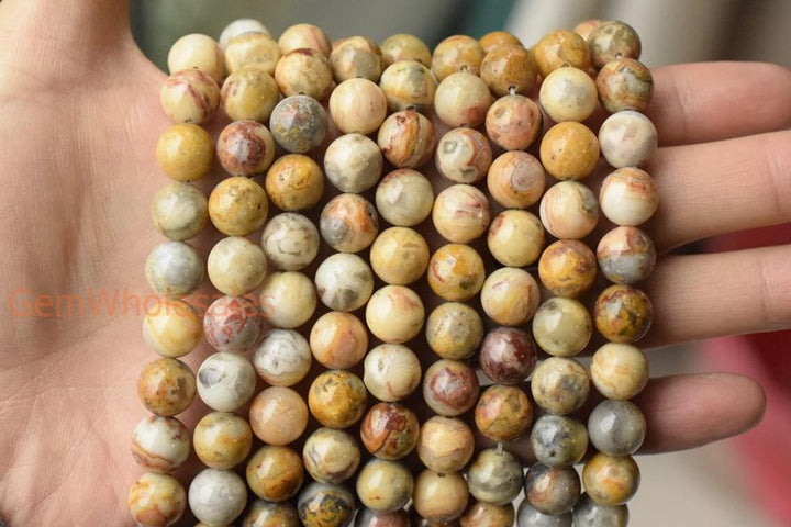 crazy Agate - Round- beads supplier