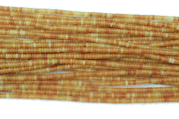 orange aventurine - Heishi- beads supplier