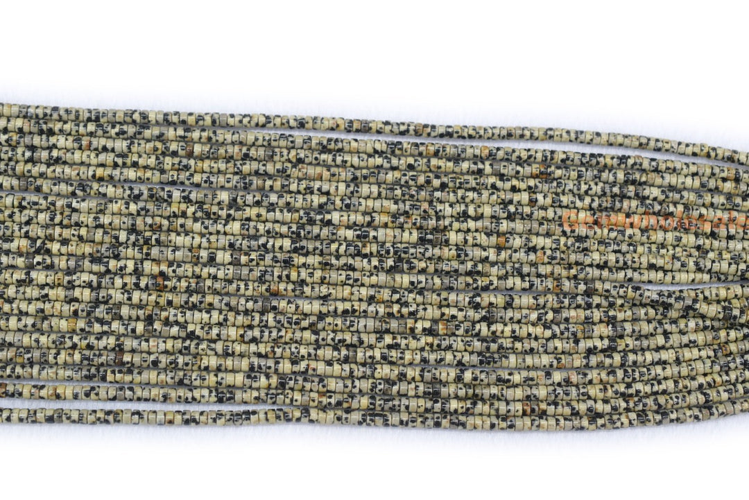 Dalmation jasper - Heishi- beads supplier