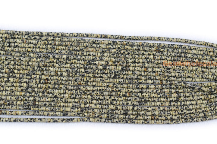 Dalmation jasper - Heishi- beads supplier