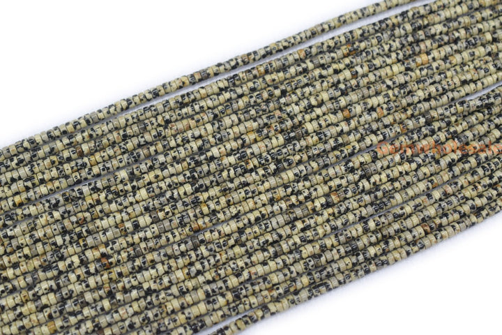 Dalmation jasper - Heishi- beads supplier