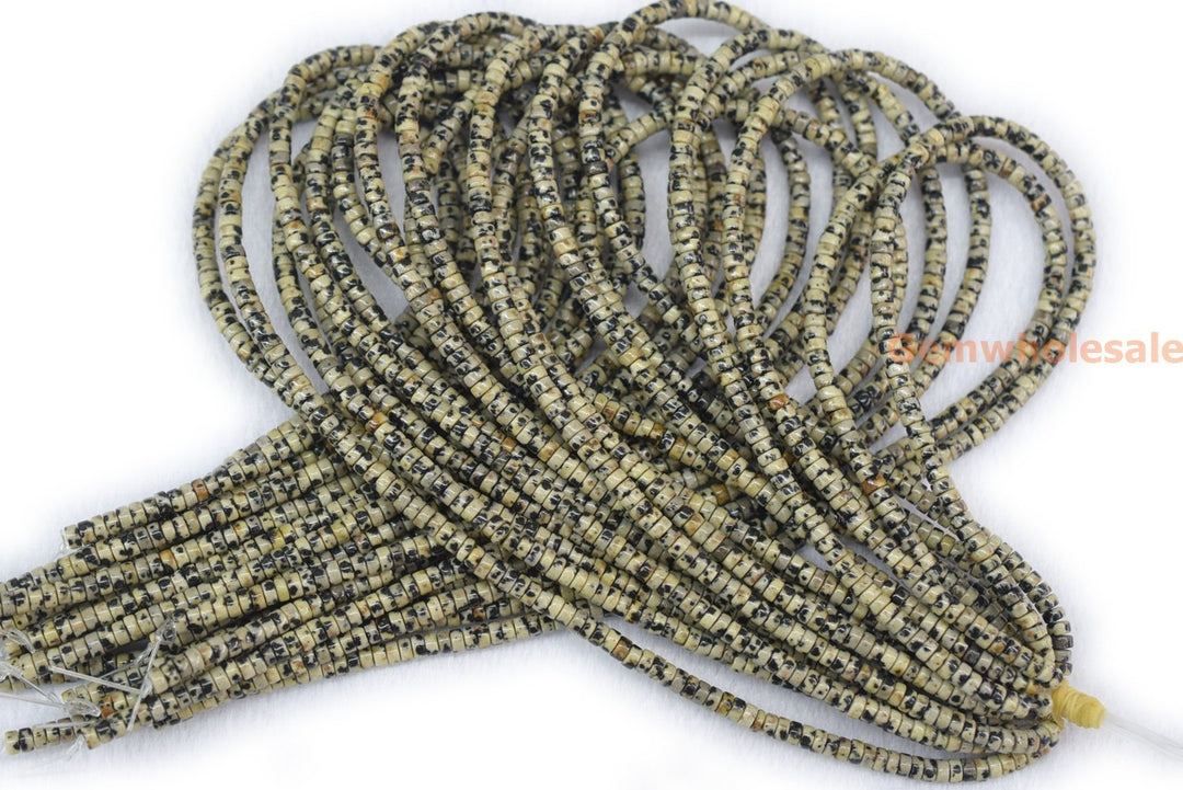 Dalmation jasper - Heishi- beads supplier