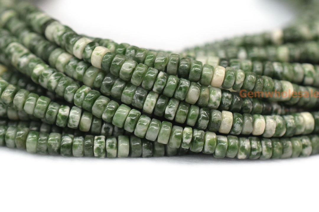 Green spot stone - Heishi- beads supplier