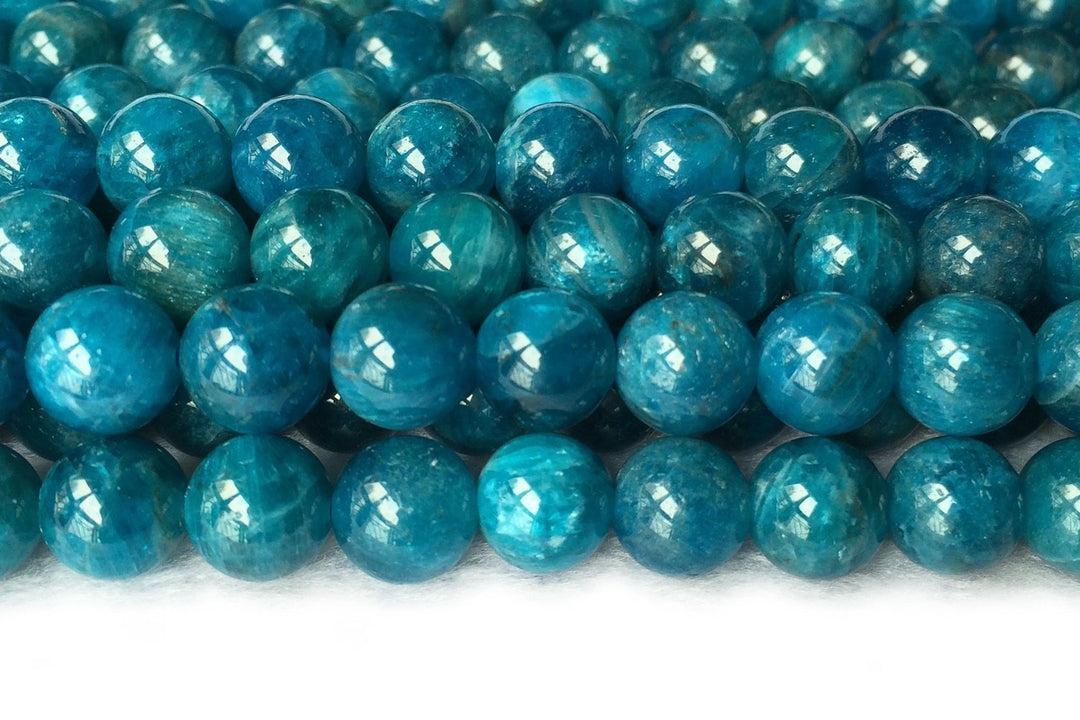 Apatite - Round- beads supplier