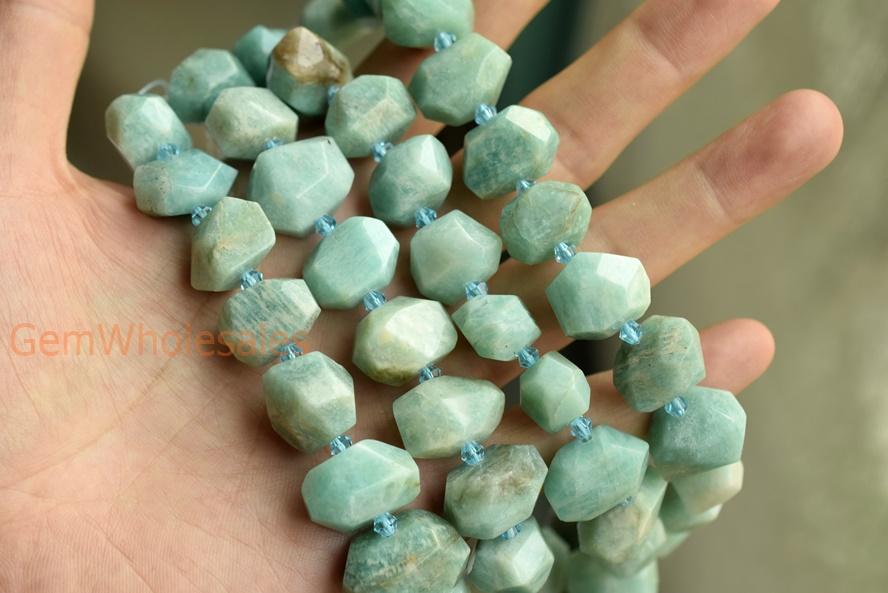 Amazonite - Nugget- beads supplier