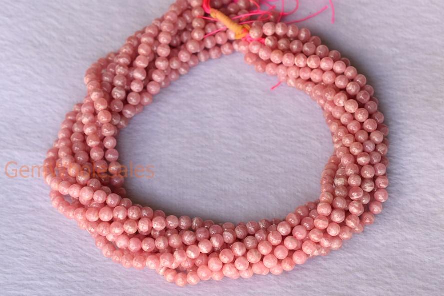 Rhodochrosite - Round- beads supplier