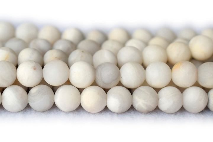 lace Agate - Round- beads supplier