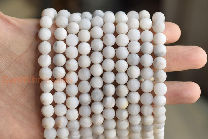 lace Agate - Round- beads supplier