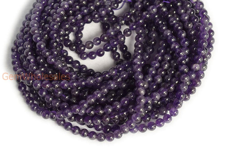 Amethyst - Round- beads supplier