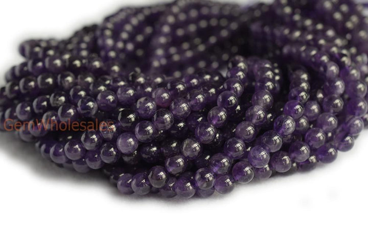 Amethyst - Round- beads supplier