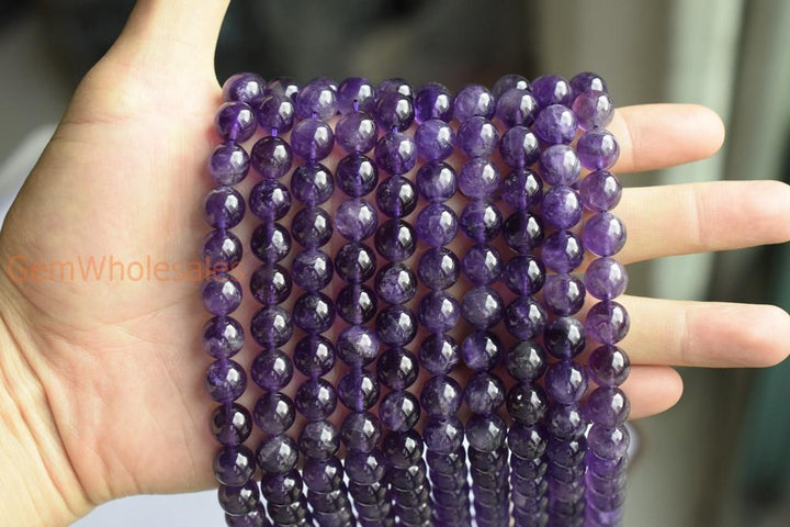 Amethyst - Round- beads supplier
