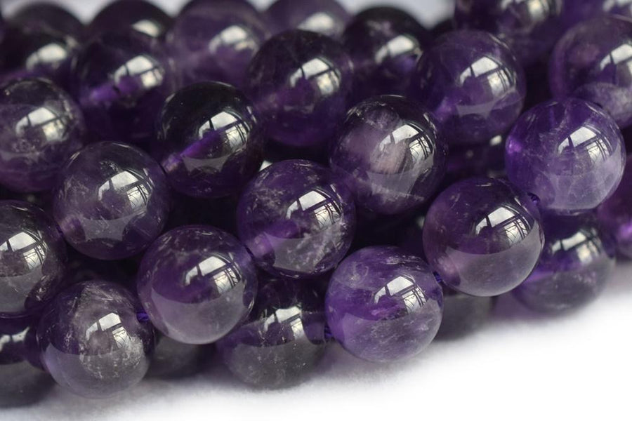 Amethyst - Round- beads supplier