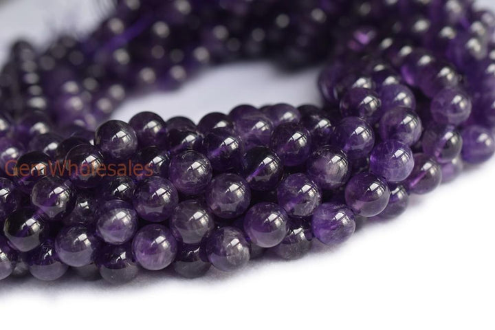 Amethyst - Round- beads supplier