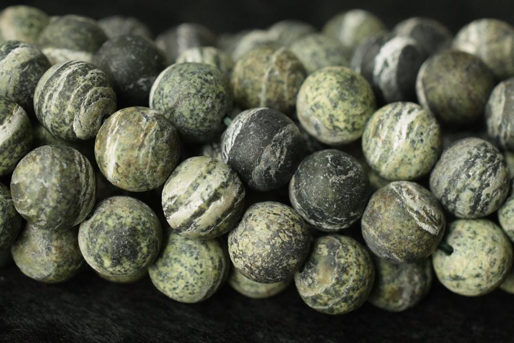 Zebra Jasper - Round- beads supplier
