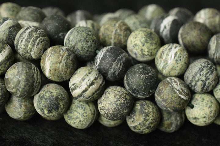 Zebra Jasper - Round- beads supplier