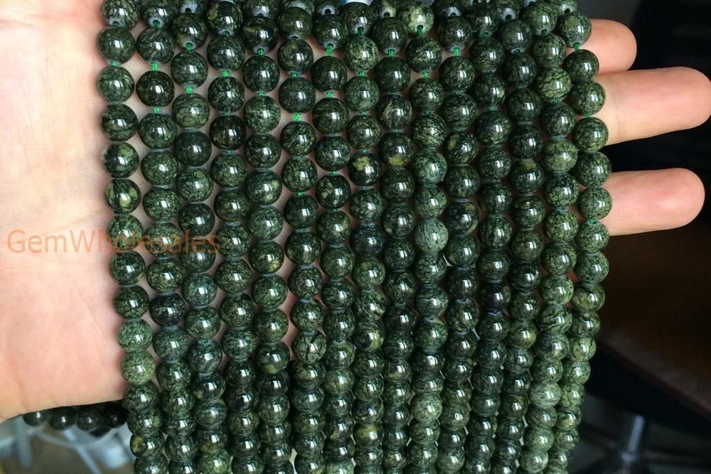 Snowflake Obsidian - Round- beads supplier