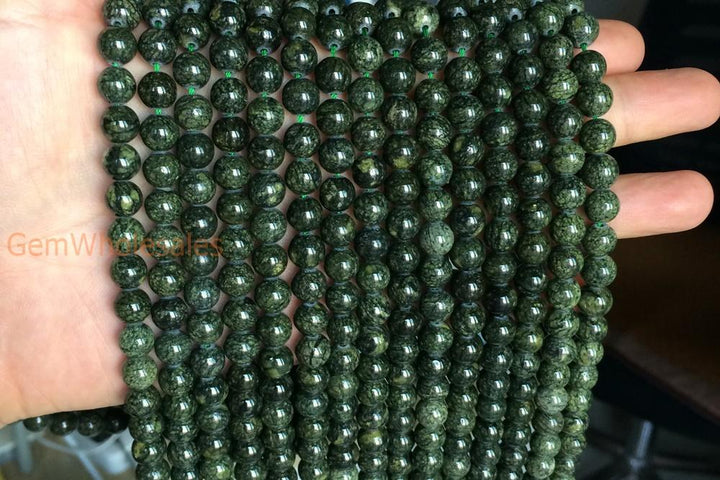 Snowflake Obsidian - Round- beads supplier