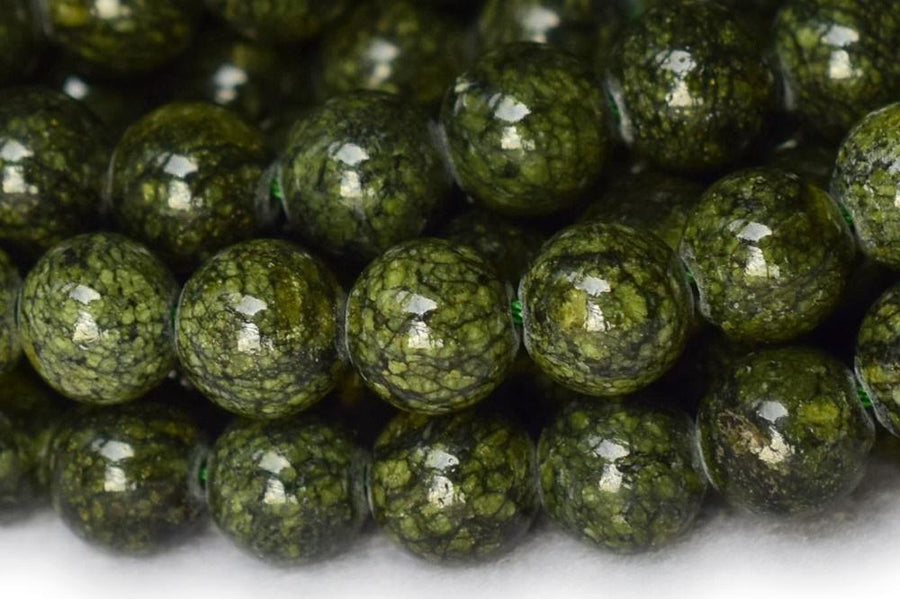 Snowflake Obsidian - Round- beads supplier