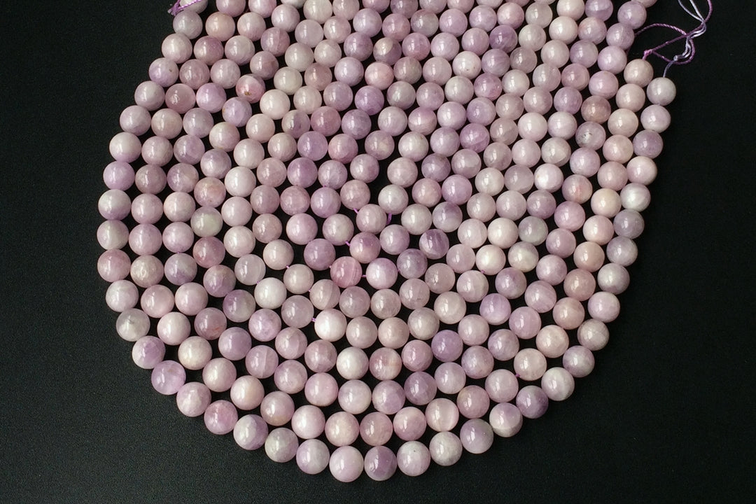 15.5" 10mm Natural Kunzite round beads , Light purple gemstone